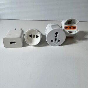Travel plug adapter lot 4 EU Italy Type L Huawei USB charger parts repair